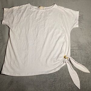 Michael Kors White Short Sleeve Shirt